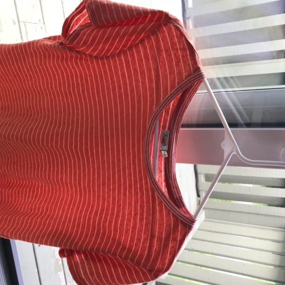 Faherty women’s Turkish cotton tee tangerine XL - Picture 6 of 8